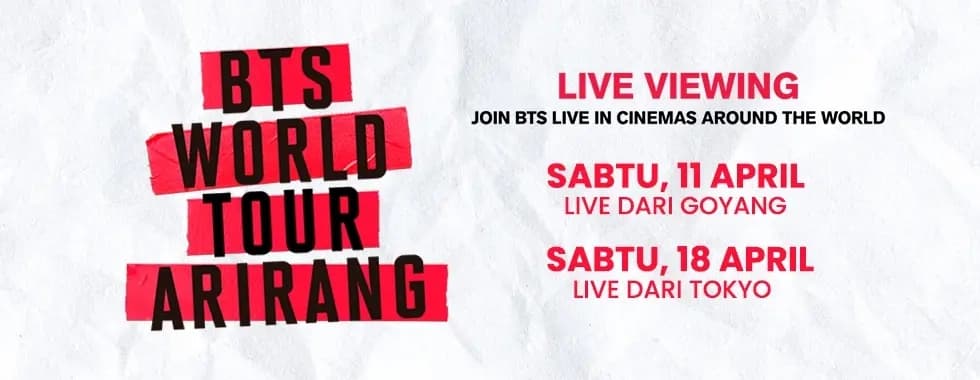 Jadwal Tayang BTS WORLD TOUR ‘ARIRANG’ di CGV Indonesia!